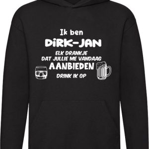 Je suis Dirk-Jan, chaque boisson que vous m’offrez aujourd’hui je boirai sur Hoodie | anniversaire | anniversaire | cadeau | présent | Unisexe | Pull | Sweat | Capuche Je suis Dirk-Jan, chaque boisson que vous m’offrez aujourd’hui je boirai sur Hoodie | anniversaire | anniversaire | cadeau | présent | Unisexe | Pull | Sweat | Capuche