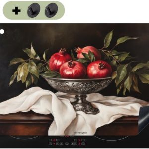KitchenYeah® Protection plaque induction 83×52 cm – Grenades – Classique – Vintage – Nature morte – Protege plaque de cuisson – Couvre plaque induction – Protecteur d’induction – Cuisine KitchenYeah® Protection plaque induction 83×52 cm – Grenades – Classique – Vintage – Nature morte – Protege plaque de cuisson – Couvre plaque induction – Protecteur d’induction – Cuisine