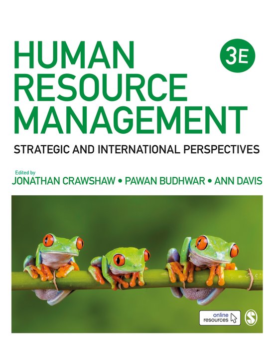 Human Resource Management Perspectives stratégiques et International
