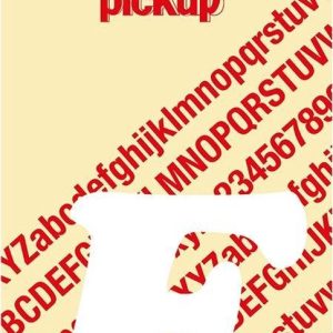 Lettre adhésive Pickup CooperBlack 60 mm – blanc F Lettre adhésive Pickup CooperBlack 60 mm – blanc F