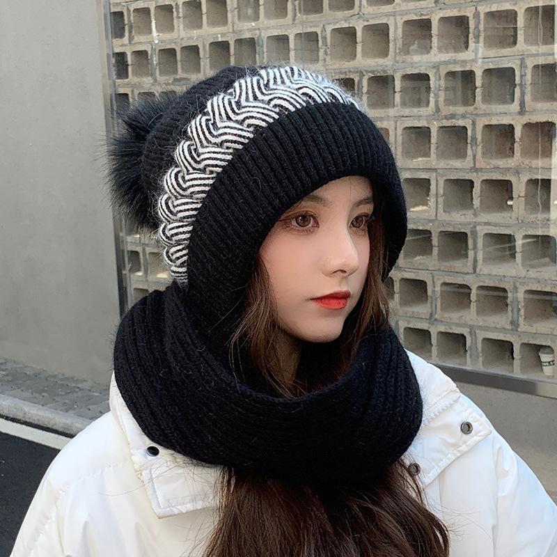 Bonnet épais tricoté tout assorti – Image 2