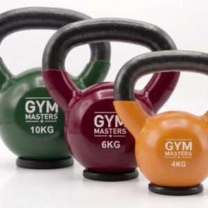 Gym Masters Kettlebell Set 4-6-10 kg – Premium Vinyl Kettlebells – Base en Caoutchouc – Protection Optimale du Sol & Entraînement Sécurisé – Entraînement de Force à Domicile Gym Masters Kettlebell Set 4-6-10 kg – Premium Vinyl Kettlebells – Base en Caoutchouc – Protection Optimale du Sol & Entraînement Sécurisé – Entraînement de Force à Domicile