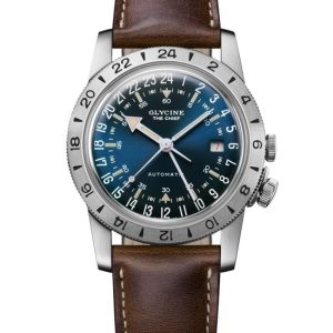 Glycine GL0306 – Montre Vintage The Chief GMT 40 Glycine GL0306 – Montre Vintage The Chief GMT 40