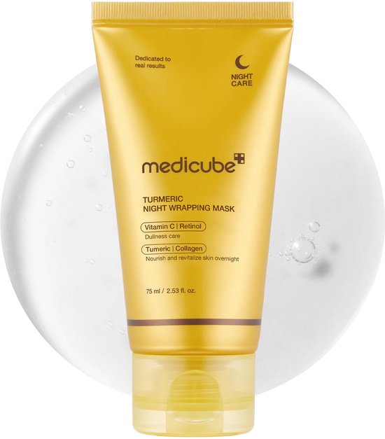 Medicube - Masque enveloppant de nuit au curcuma et à l'acide kojique - 75ml
