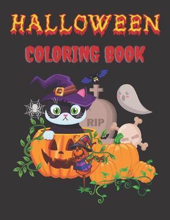 Halloween Coloring book Livre de coloriage et d'activités d'Halloween pour les tout-petits et les Kids