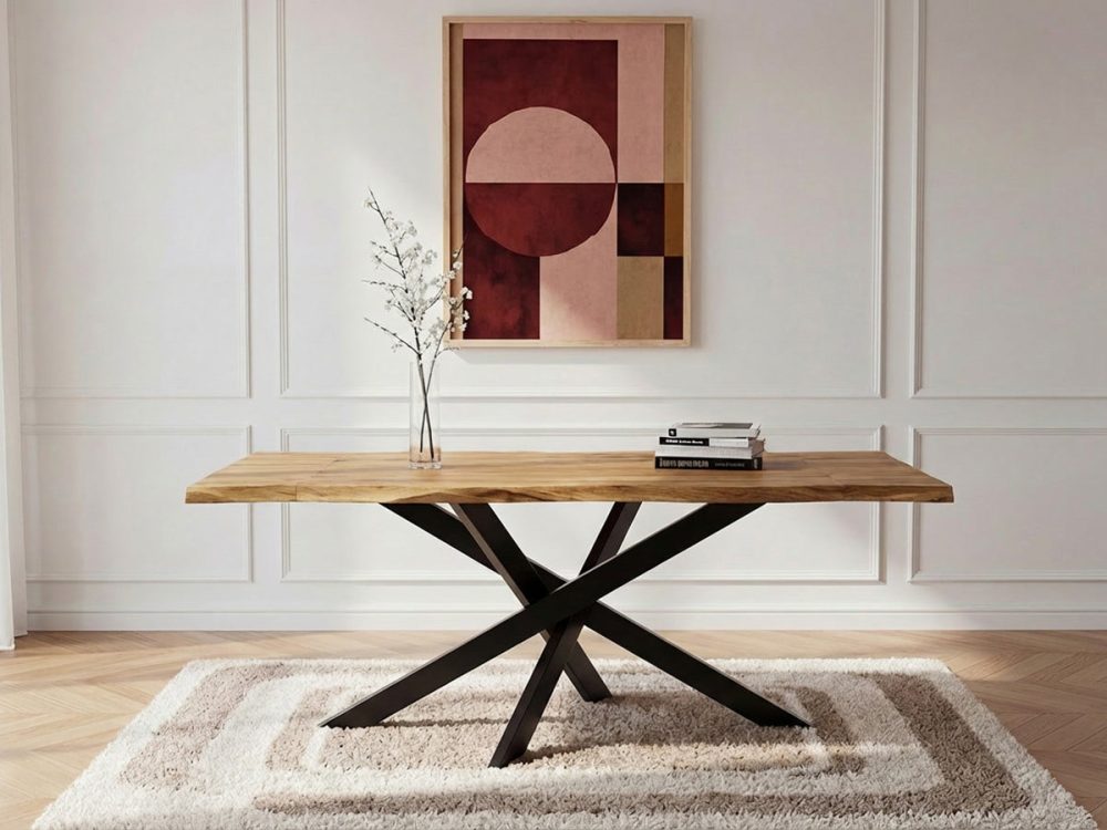 Table a manger extensible ZELIE chene massif – Image 2