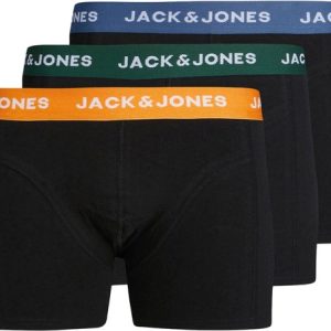Jack & Jones Junior Garçons Boxers Trunks JACGAB Zwart 3-Pack – Taille 128