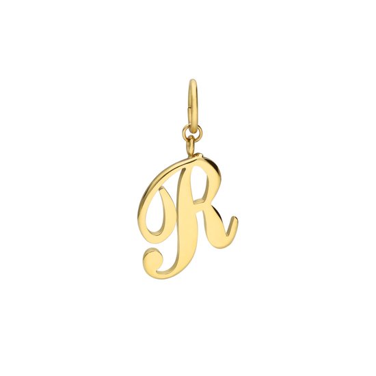 Lucardi Pendentif lettre plaqué or en acier inoxydable pour femme – Pendentif – Acier – Couleur or – Cadeau fête des Mères Lucardi Pendentif lettre plaqué or en acier inoxydable pour femme – Pendentif – Acier – Couleur or – Cadeau fête des Mères