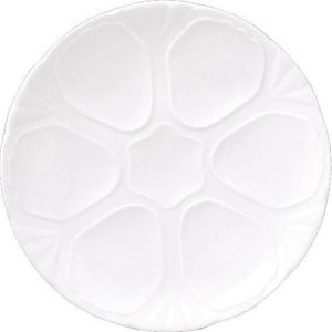 Gural Delta Set 6 Assiette à huîtres 27,5 cm Porcelaine Wit 3063 Gural Delta Set 6 Assiette à huîtres 27,5 cm Porcelaine Wit 3063