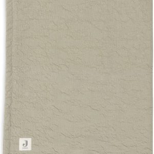 Jollein Couverture Bébé Berceau 75x100cm Soft Waves – Vert Olive/Velours Jollein Couverture Bébé Berceau 75x100cm Soft Waves – Vert Olive/Velours