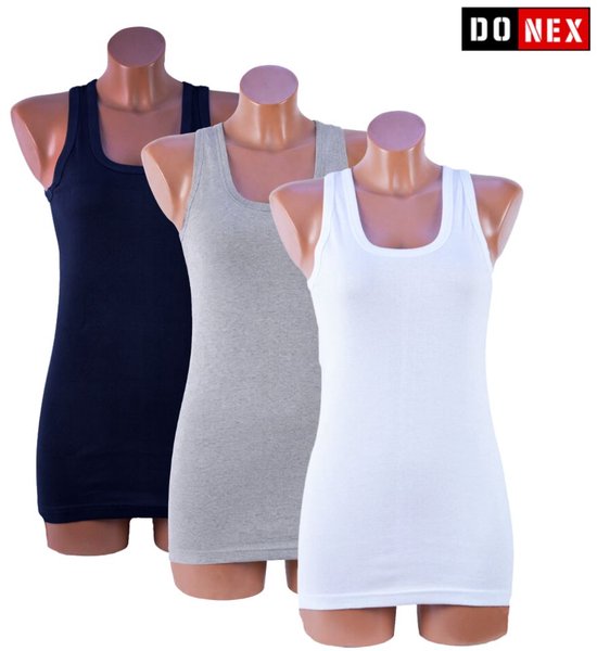 Lot de 3 chemises pour femmes - 100 % coton - Taille mer XL