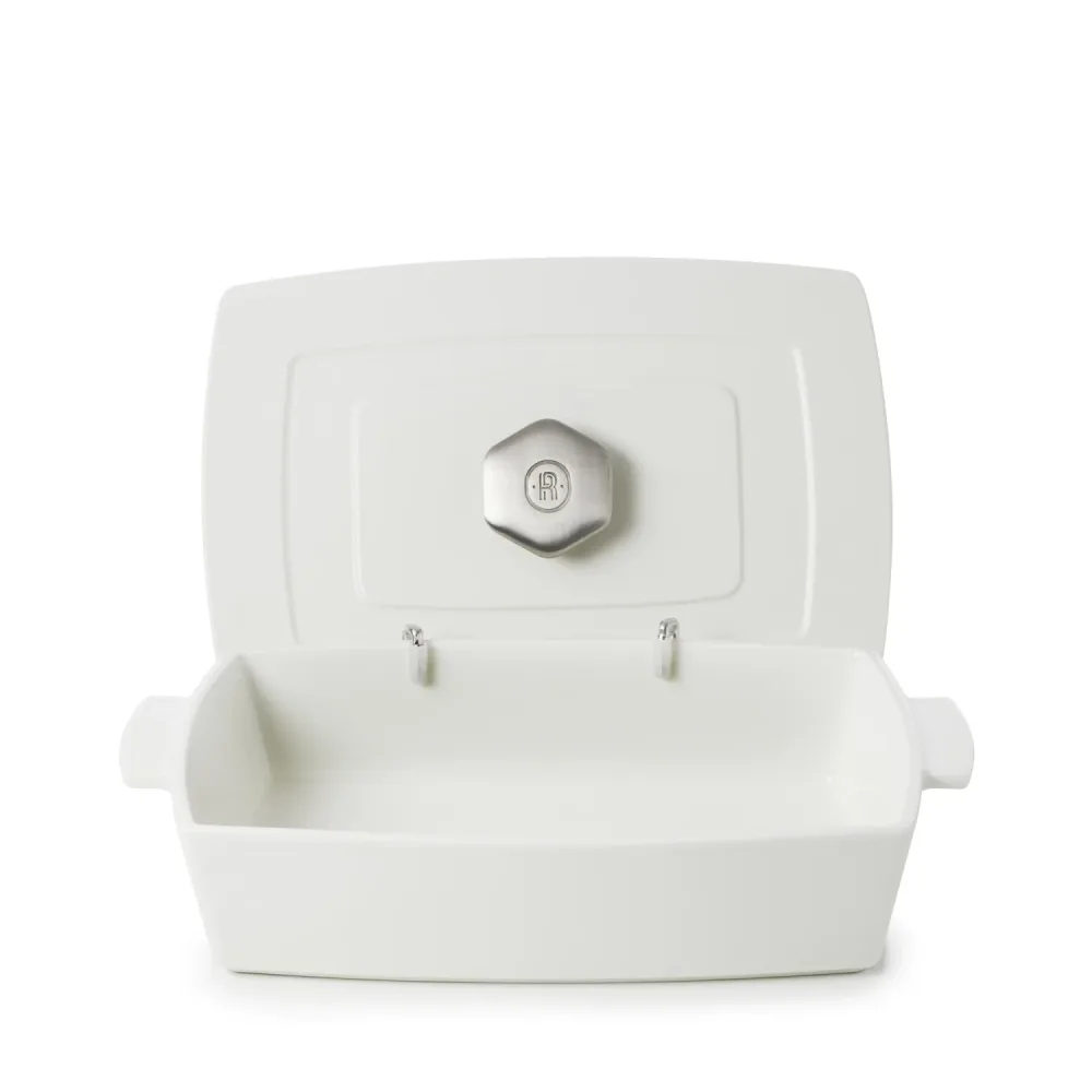 Rvlt2 Platte Mit Deckel 30cm, Satin-weiss – Image 3