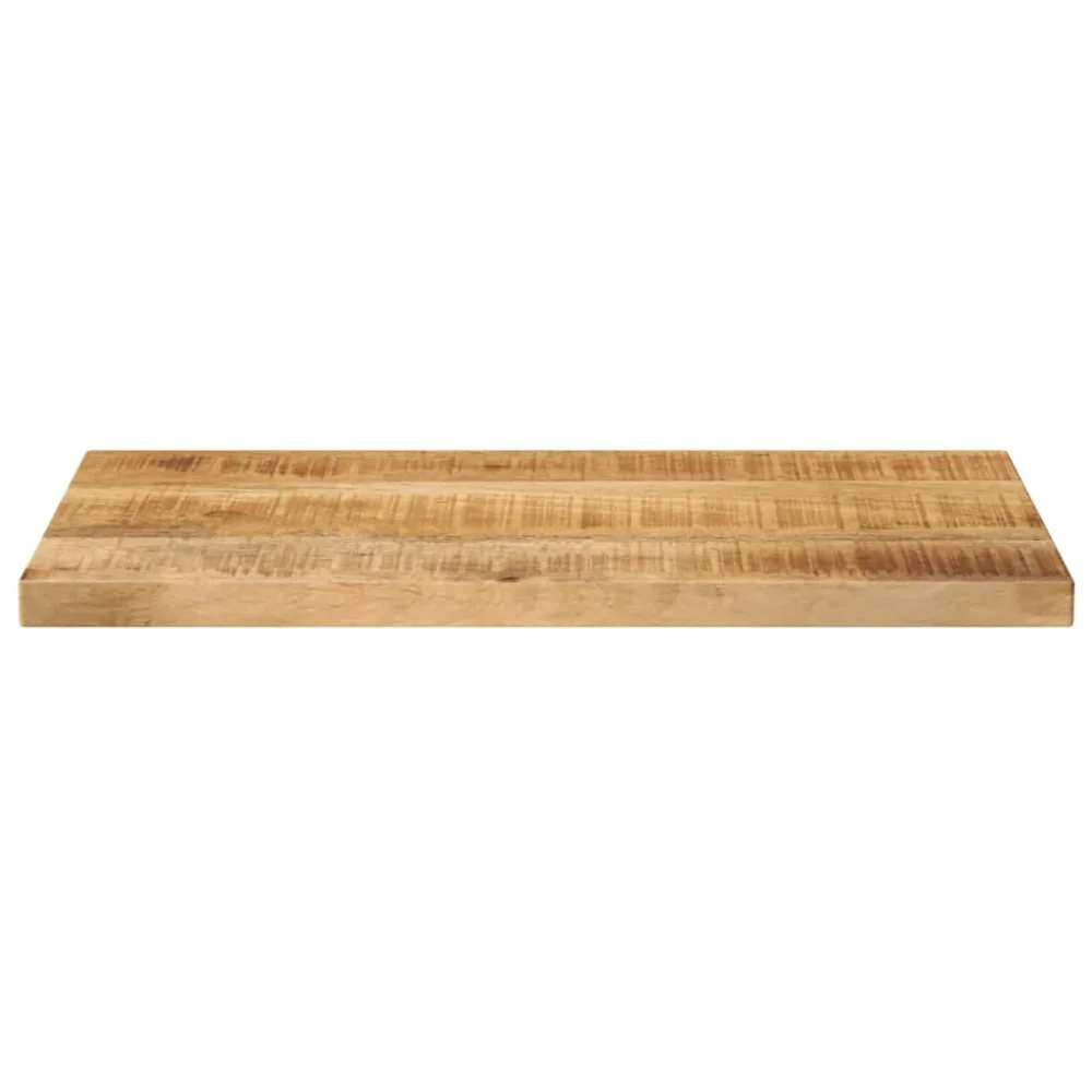 Table Top 50x20x3.8 cm Rectangular Solid Wood Rough Mango – Image 3