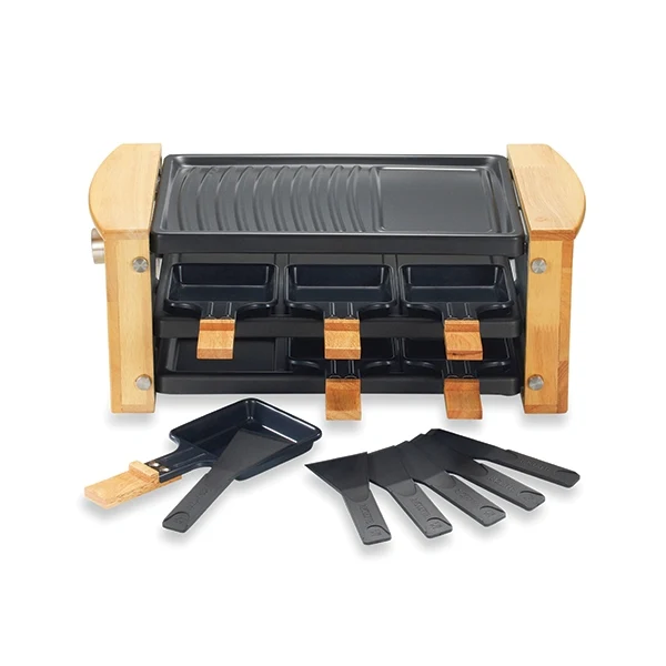 Raclette grill 6 poêlons 900 W Kitchen Chef Professional – Image 2