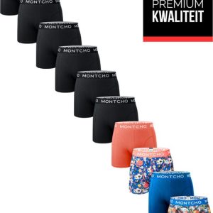 MONTCHO – Série Dazzle – Boxers pour hommes – Sous-vêtements hommes – Boxers Sous-vêtements – Série imprimée – Lot de 10 – Tailles : (S – XXL) MONTCHO – Série Dazzle – Boxers pour hommes – Sous-vêtements hommes – Boxers Sous-vêtements – Série imprimée – Lot de 10 – Tailles : (S – XXL)