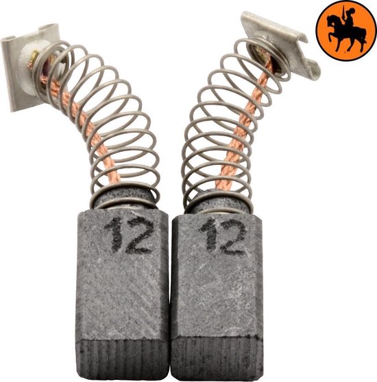 Jeu de balais de charbon pour Hitachi FM8 - 6.5x7.5x12mm