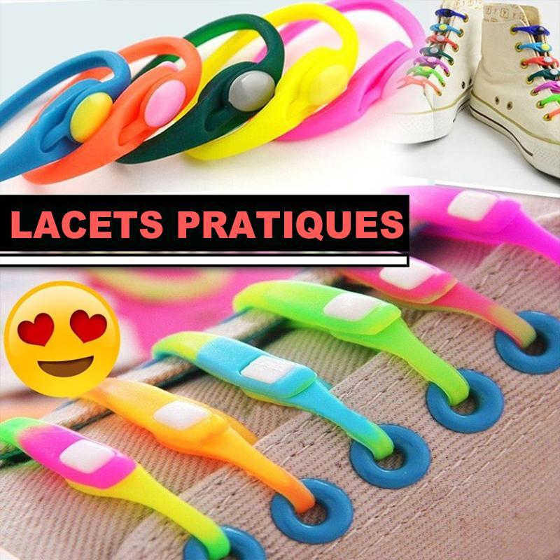 Lacets Super Élastique sans Nouer (12 pièces) – Image 3