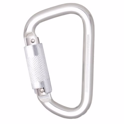 Mousqueton aluminium verrouillage 1/4 de tour Mousqueton aluminium verrouillage 1/4 de tour
