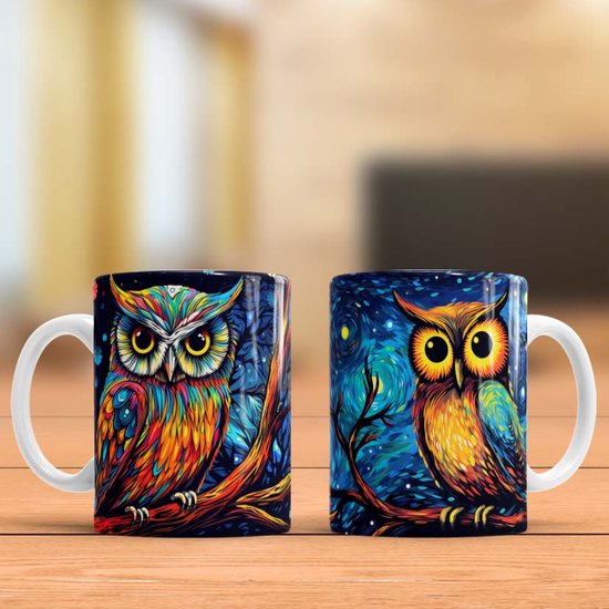 Mug La Nuit Étoilée - Vintage - Cadeau - Cadeau - Rétro - Classic - VintageStyle - Ancien - Classique - Antique - VintageStyle