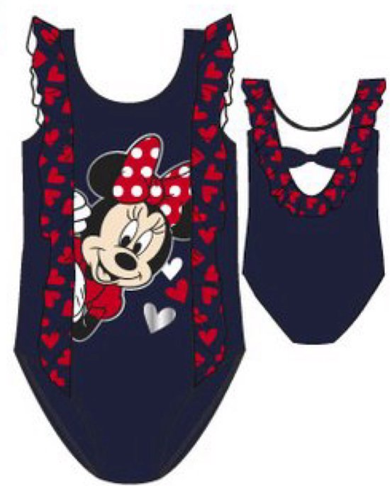 Maillot de bain Disney Minnie Mouse - Bleu marine - Taille 98
