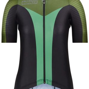 Maillot de cyclisme Bioracer Icon pour femmes Block Moss Green Taille S