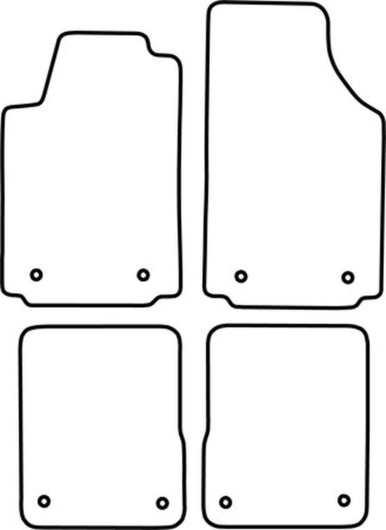 Jeu de surtapis Audi A1 2010 ->