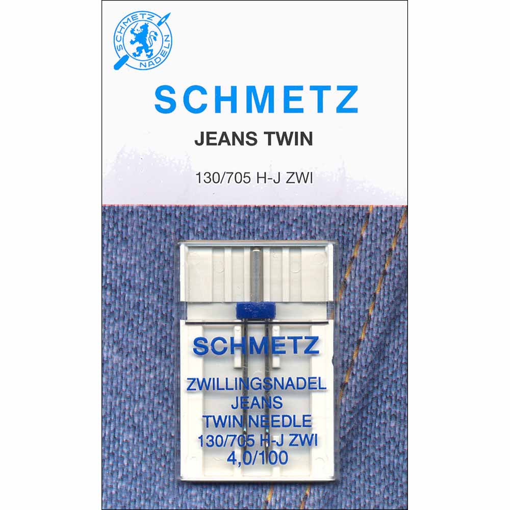 Aiguilles doubles à denim – 100/16 – SCHMETZ Aiguilles doubles à denim – 100/16 – SCHMETZ