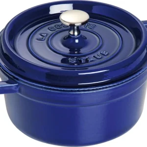 Cocotte 20cm, rund, Dunkelblau, Gusseisen 2.2l Cocotte 20cm, rund, Dunkelblau, Gusseisen 2.2l