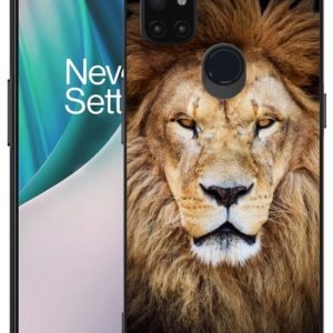 Housses à la mode Personnalisez Super comme cadeau de Vaderdag Coque OnePlus Nord N10 5G avec Black Edge Lion Housses à la mode Personnalisez Super comme cadeau de Vaderdag Coque OnePlus Nord N10 5G avec Black Edge Lion
