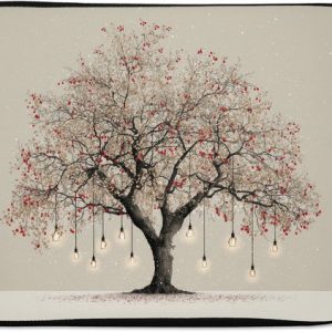 Housse de laptop 15.6 pouces – Lichtboom – Hiver – Noël – Multicolore – Housse de laptop – Dimensions intérieures 37×26 cm – Dos noir Housse de laptop 15.6 pouces – Lichtboom – Hiver – Noël – Multicolore – Housse de laptop – Dimensions intérieures 37×26 cm – Dos noir