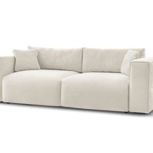 Canape droit convertible coffre EZECHIEL tissu lisse Canape droit convertible coffre EZECHIEL tissu lisse