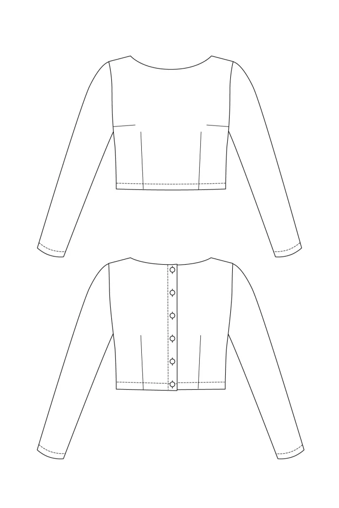 KANERVA button-back tee | Named Clothing - PDF sewing pattern – Image 2