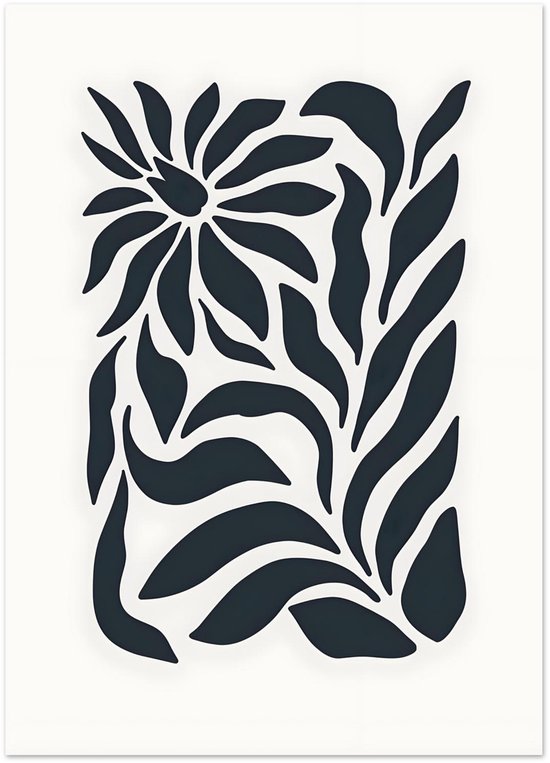 Matisse - Fleurs en silence affiche 50x70 cm