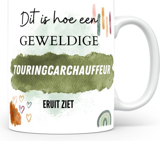 Imprimer un mug avec le métier de chauffeur de car