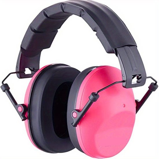 Livano Cache-Oreilles Enfant - Protection auditive Enfants - Bébé - Ajustable - Rose