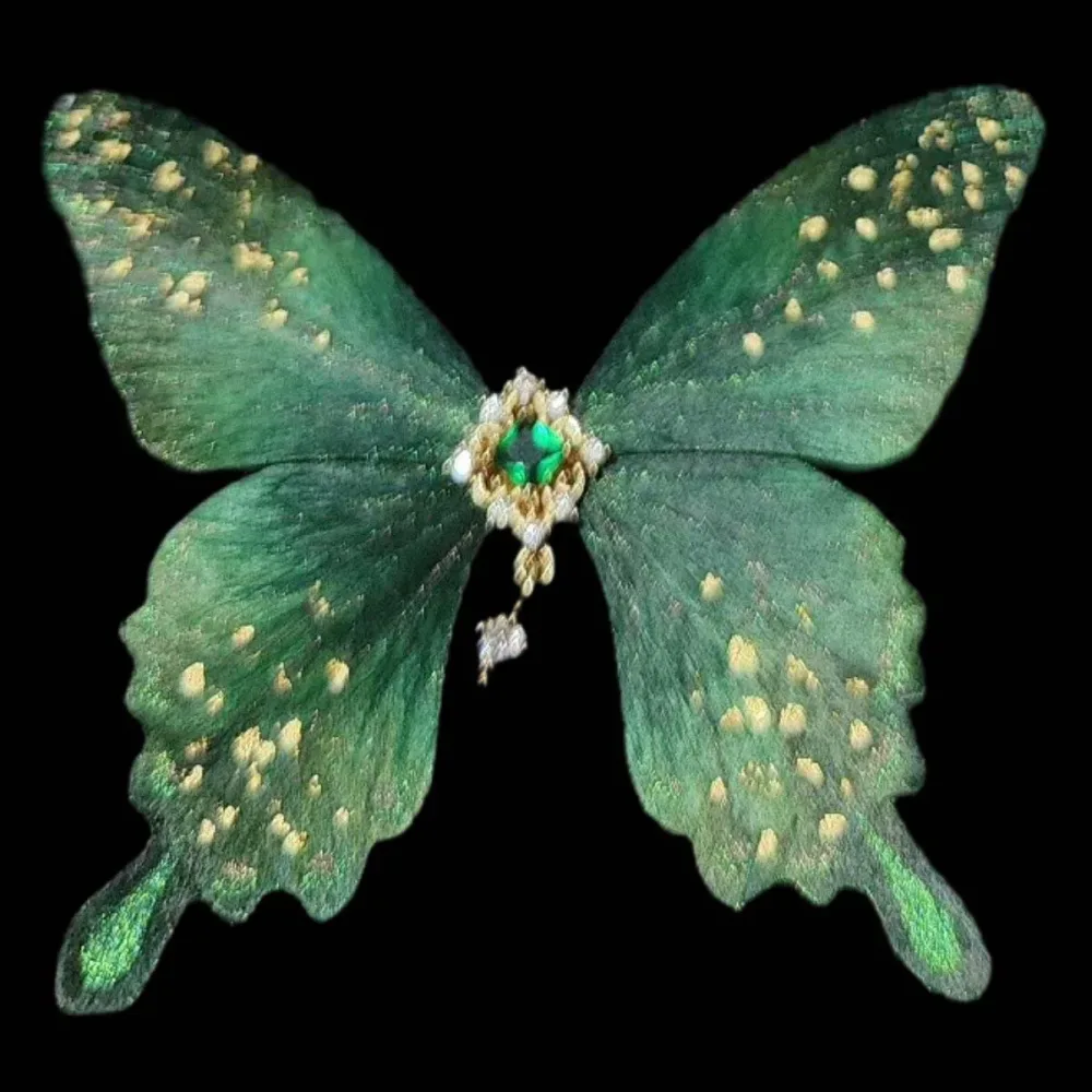 Butterfly Bespoke Brooch -Silk Brooch(Ronghua)