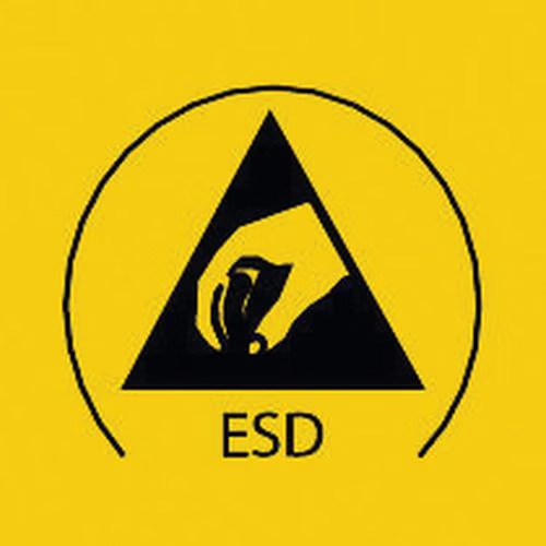 Siège d'atelier ESD Unitec, sur patins, avec repose