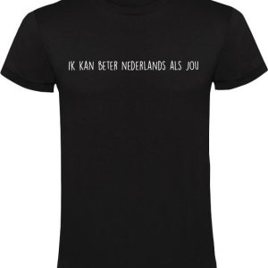 Je parle mieux néerlandais que toi T-shirt homme – humour – école – drôle – t-shirt Je parle mieux néerlandais que toi T-shirt homme – humour – école – drôle – t-shirt