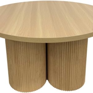 Oviala – Table basse ronde 80 cm scandinave bois noir – June Oviala – Table basse ronde 80 cm scandinave bois noir – June