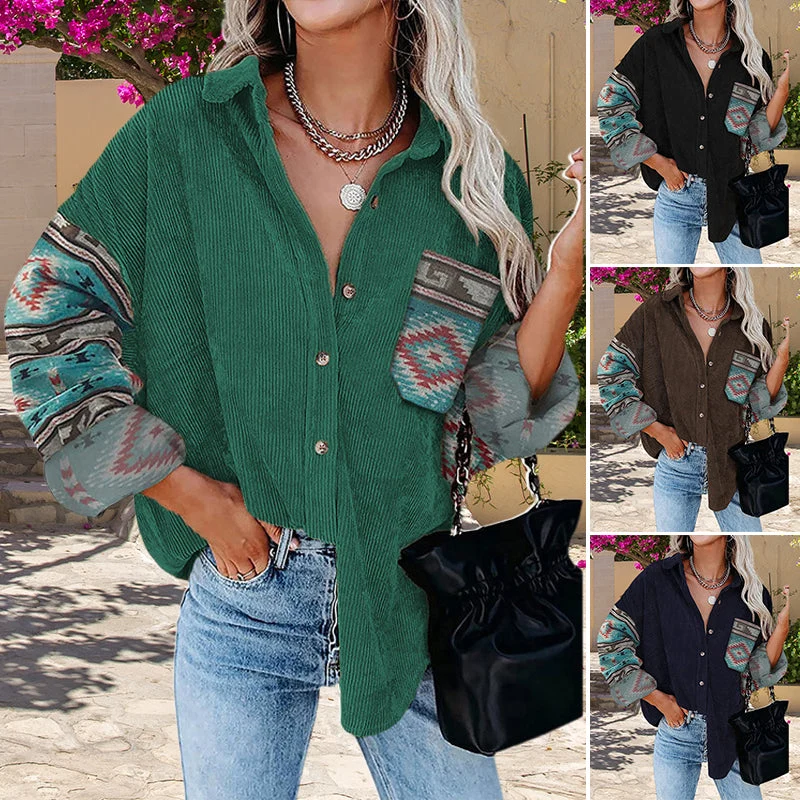 Veste Imprimée à Col Rayé – Image 2
