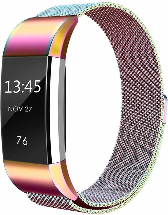 Fitbit charge 2 milanese band - coloré - ML - Bracelet de montre Bracelet Wristband
