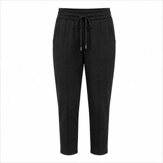 Pantalon Angelle Milan 7/8 Travelstof – Couleurs unies – Noir – Taille XXL Pantalon Angelle Milan 7/8 Travelstof – Couleurs unies – Noir – Taille XXL