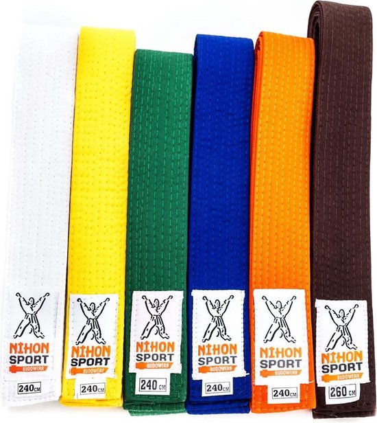 Groupes de budo et judo Nihon | fort, solide | orange | taille 200