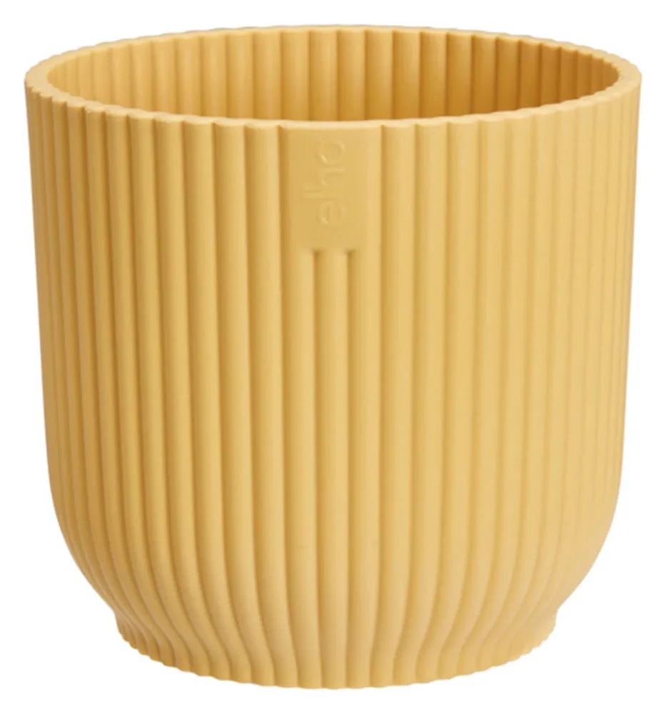 ELHO Pflanzengefäss Vibes fold rund buttergelb ø 11 cm