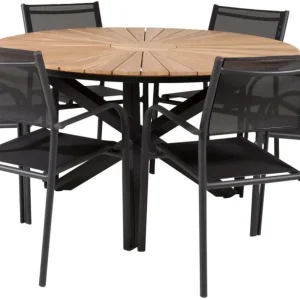 Mexiko Outdoor-Tischset + Santorini ⌀140cm/6St. Mexiko Outdoor-Tischset + Santorini ⌀140cm/6St.