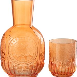 J-Line carafe + verre Maya – verre – orange J-Line carafe + verre Maya – verre – orange