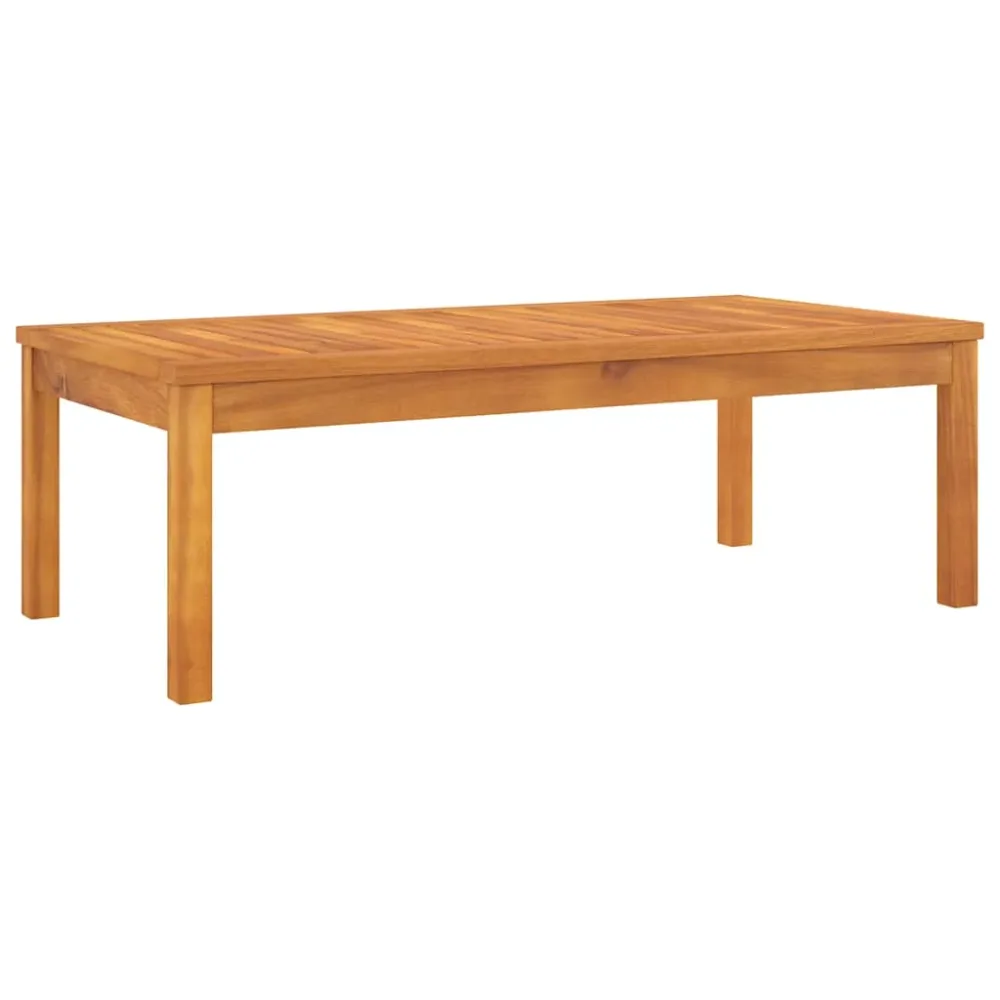 Garden Coffee Table | Natural acacia wood | Solid acacia wood | Medium – Image 2