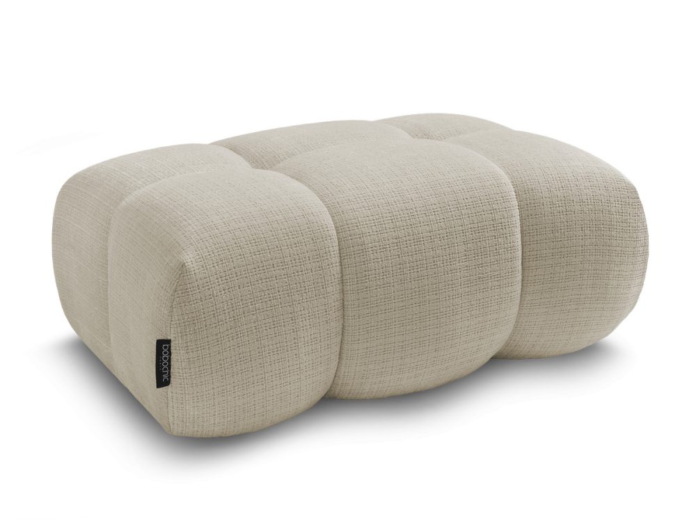 Pouf IVANE tissu texture