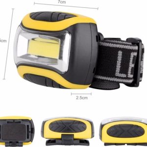 Ipexnl Lampe frontale LED – Lumière – 3 modes d&rsquo;éclairage – Inclinable – Réglable – Portable – Nuit – Lampe LED – Feux de circulation – Siècle des Lumières de Sport – Siècle des Lumières de vélo – Éclairage de pêche