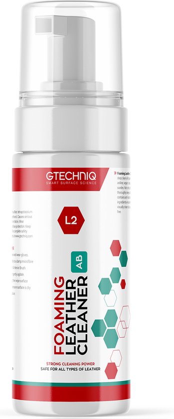 GTECHNIQ - L2 - Cleaner moussant pour cuir - 200ml